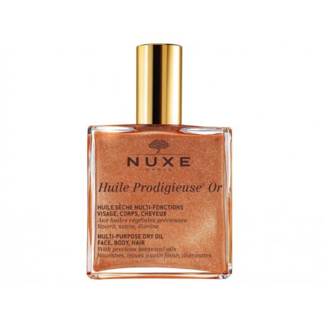 Aceite toque seco multifunción con glitter Nuxe Huile Prodigieuse Or 100 ml - Envío Gratuito