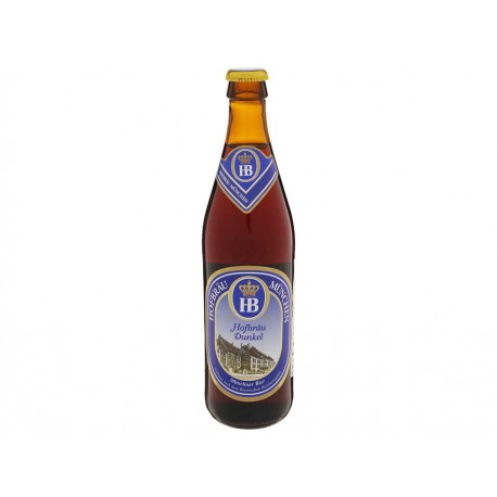 Paquete de 6 Cervezas Hofbräu München HB Dunkel 500 ml - Envío Gratuito