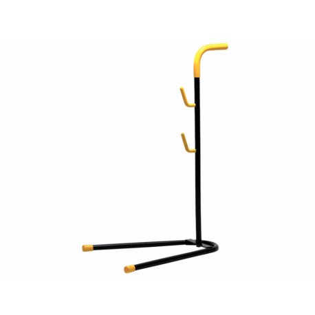 Bike Parking Rack de Piso Negro con Amarillo - Envío Gratuito