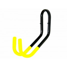 Bike Parking Rack Doble Tipo Gancho Negro con Amarillo - Envío Gratuito