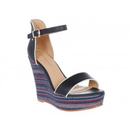 Sandalia wedge Tommy Hilfiger de piel - Envío Gratuito