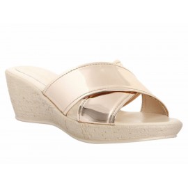 Sandalia wedge Ramiro Olivera oro rosa - Envío Gratuito