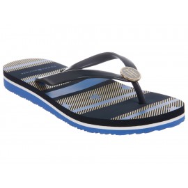 Sandalia lisa Tommy Hilfiger azul marino - Envío Gratuito