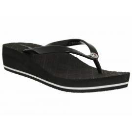 Sandalia Tommy Hilfiger negro - Envío Gratuito