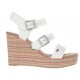 Sandalia Wedge Tommy Hilfiger blanca - Envío Gratuito