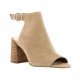 Sandalia lisa Nine West natural - Envío Gratuito