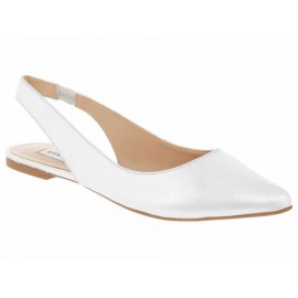 Balerina lisa Steve Madden blanco - Envío Gratuito