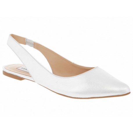 Balerina lisa Steve Madden blanco - Envío Gratuito