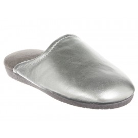 Pantufla lisa Arra plata - Envío Gratuito