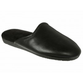 Pantufla lisa Arra negro - Envío Gratuito