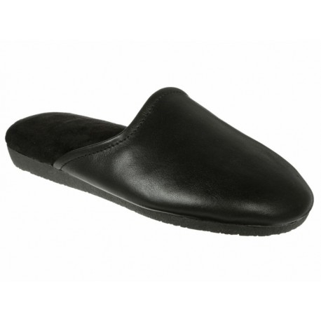 Pantufla lisa Arra negro - Envío Gratuito