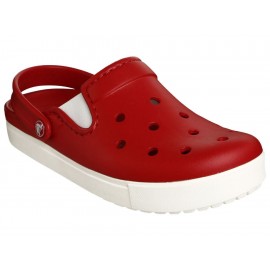 Sandalia lisa Crocs rojo obscuro - Envío Gratuito