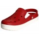 Sandalia lisa Crocs rojo obscuro - Envío Gratuito