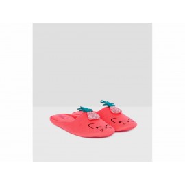 Pantufla estampada Etam rojo - Envío Gratuito