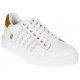 Tenis liso K-Swiss piel blanco - Envío Gratuito