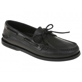 Zapato náutico Sperry piel negro - Envío Gratuito