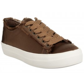 Tenis liso Steve Madden café - Envío Gratuito