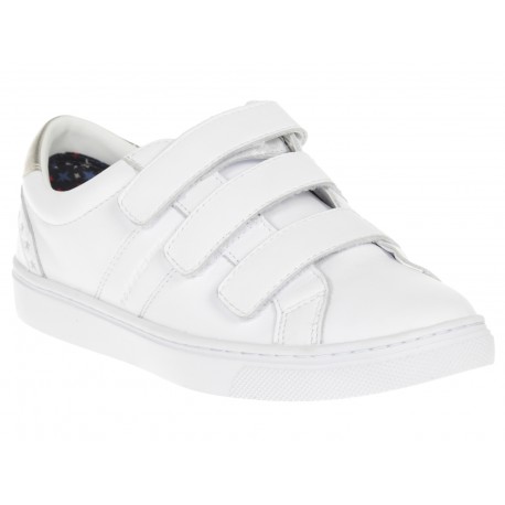 Tenis liso Tommy Hilfiger blanco - Envío Gratuito