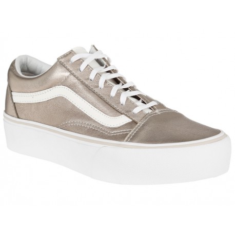 Tenis liso Vans dorado - Envío Gratuito