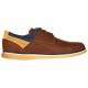 Zapato derby Perry Ellis piel café - Envío Gratuito