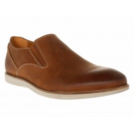 Zapato Mocasín Clarks Franson Stride de piel café - Envío Gratuito