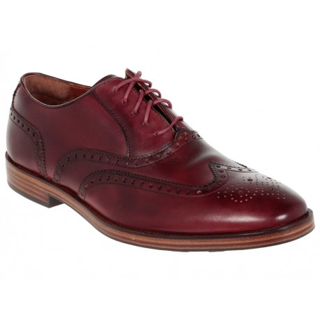 Zapato oxford Cole Haan piel vino - Envío Gratuito