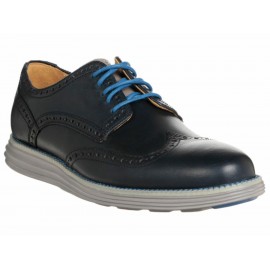 Zapato bostoniano Cole Haan piel azul marino - Envío Gratuito