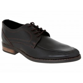 Zapato derby Perry Ellis piel chocolate - Envío Gratuito