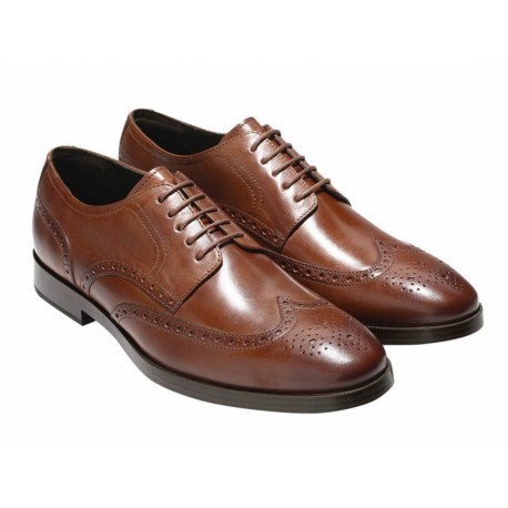 Zapato bostoniano Cole Hann Gran Wingtip café - Envío Gratuito