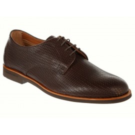 Zapato derby Fratelli piel chocolate - Envío Gratuito