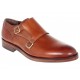 Zapato monk strap Cole Haan piel café - Envío Gratuito