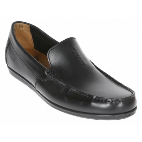 Zapato Mocasín ClarksBristow Race de piel negro - Envío Gratuito