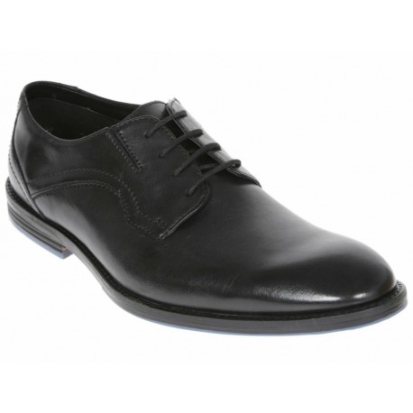 Zapato derby Clarks de piel Prangley Walk negro - Envío Gratuito