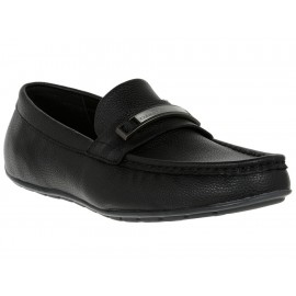 Zapato driver Calvin Klein piel negro - Envío Gratuito