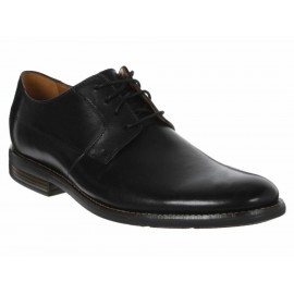 Zapato Clarks con agujeta piel negro - Envío Gratuito