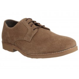 Zapato derby Celio piel beige - Envío Gratuito