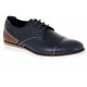 Zapato derby Fluchos piel azul - Envío Gratuito