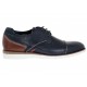 Zapato derby Fluchos piel azul - Envío Gratuito