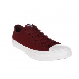 Tenis Converse Chuck Taylor All Star II Ox Bordeaux rojo oscuro - Envío Gratuito