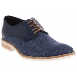 Zapato derby Perry Ellis azul - Envío Gratuito