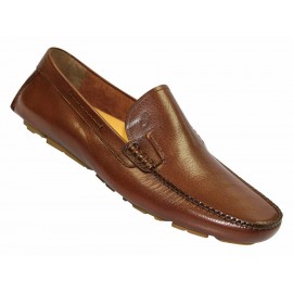 Zapato driver Jean Pierre piel brandy - Envío Gratuito