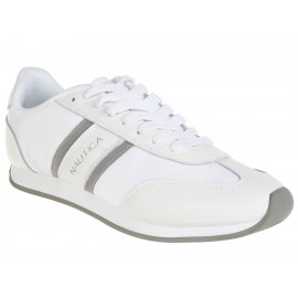 Tenis Nautica piel blanco - Envío Gratuito