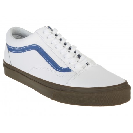 Tenis Vans piel blanco - Envío Gratuito