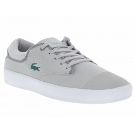 Lacoste Tenis con Agujeta Gris Claro - Envío Gratuito