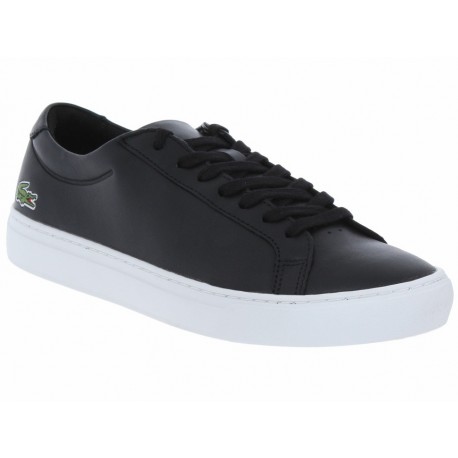 Lacoste Tenis L12 Negro - Envío Gratuito