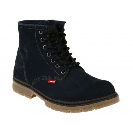 Levi's Bota Casual de Gamuza con Agujeta Azul - Envío Gratuito