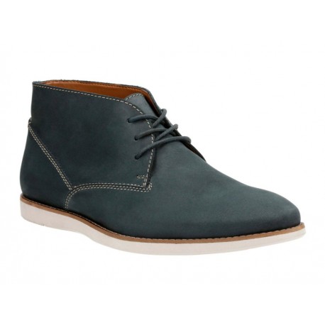 Bota Clarks Franson Top de piel gris - Envío Gratuito