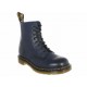 Dr Marten's Bota Pascal Antique Temperly de Piel Azul Marino - Envío Gratuito