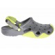 Crocs Sandalia Swiftwater Clog Sintética Verde Selva - Envío Gratuito