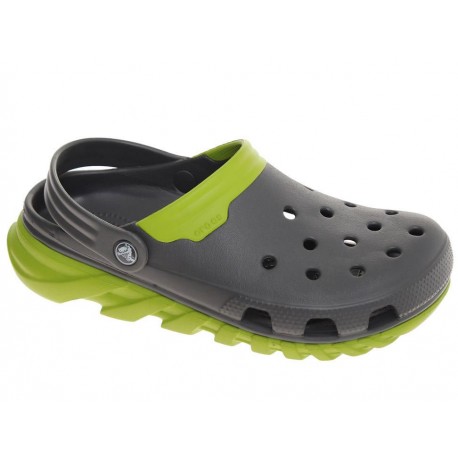 Crocs Sandalia Duet Max Graphite Grafito - Envío Gratuito